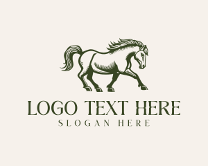 Stable - Horse Equine Stable logo design