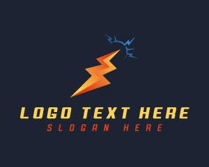 Charger - Lightning Electric Current logo design