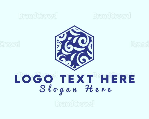 Hexagon Ceramic Tile Logo