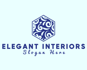 Hexagon Ceramic Tile logo design