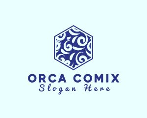 Pattern - Hexagon Ceramic Tile logo design