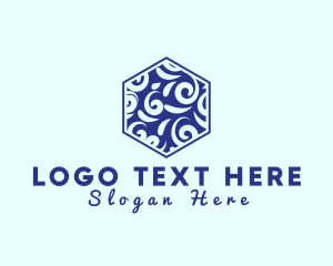 Photoshop - Hexagon Ceramic Tile logo design