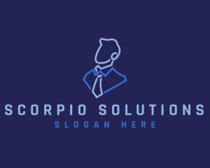 Professional Businessman Employee logo design