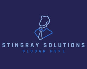 Professional Businessman Employee logo design