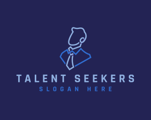 Recruitment - Professional Businessman Employee logo design