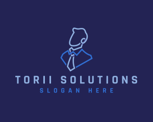 Professional Businessman Employee logo design