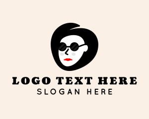 Corrective Lens - Fashion Sunglasses Woman logo design