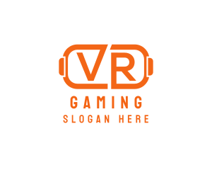 Cyber VR Tech Goggles logo design