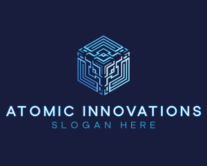 Technology Cube Startup logo design