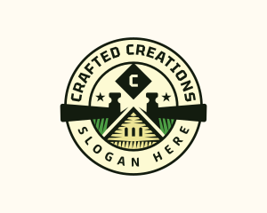 Hammer Carpentry Builder logo design