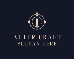 Luxury Needle Tailoring logo design