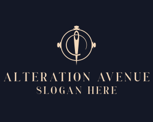 Luxury Needle Tailoring logo design