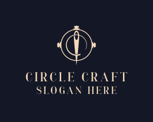 Luxury Needle Tailoring logo design