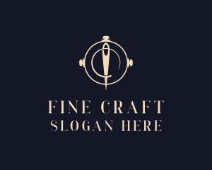 Luxury Needle Tailoring logo design