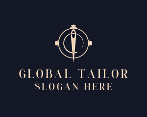 Luxury Needle Tailoring logo design