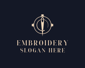 Luxury Needle Tailoring logo design