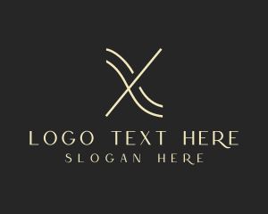 Letter X - Jewelry Accessory Boutique logo design