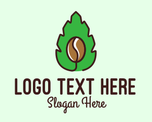 Tree - Herbal Coffee Bean logo design