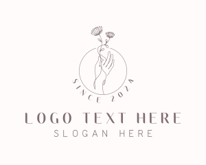 Hand - Florist Event Styling logo design
