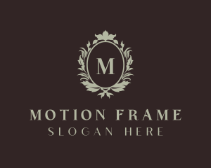 Organic Wreath Frame  logo design