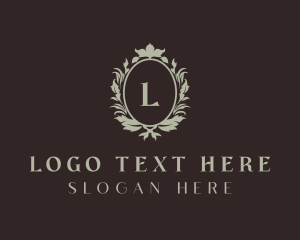 Organic Wreath Frame  Logo