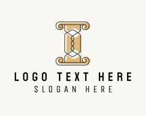 Elegant Ornate Pillar Logo