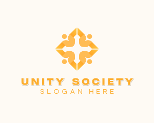 Society - Community People Foundation logo design