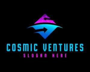 Space - Space Travel Gaming logo design