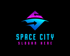 Space Travel Gaming logo design