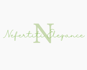 Simple Script Business logo design