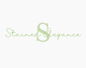 Simple Script Business logo design