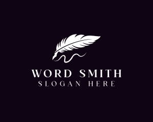 Author - Feather Pen Author logo design