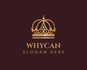 Regal - Gold Crown Ornament logo design