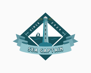 Lighthouse Tower Port logo design