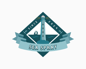 Lighthouse Tower Port logo design