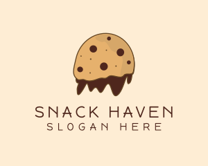 Snack Bar - Sweet Chocolate Cookie logo design