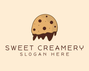 Sweet Chocolate Cookie logo design