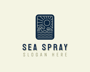 Sea Ocean Waves logo design