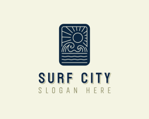 Sea Ocean Waves logo design