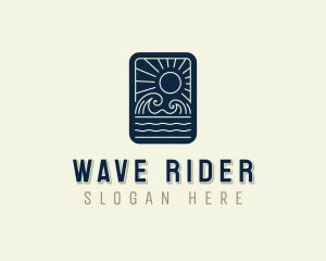 Sea Ocean Waves logo design