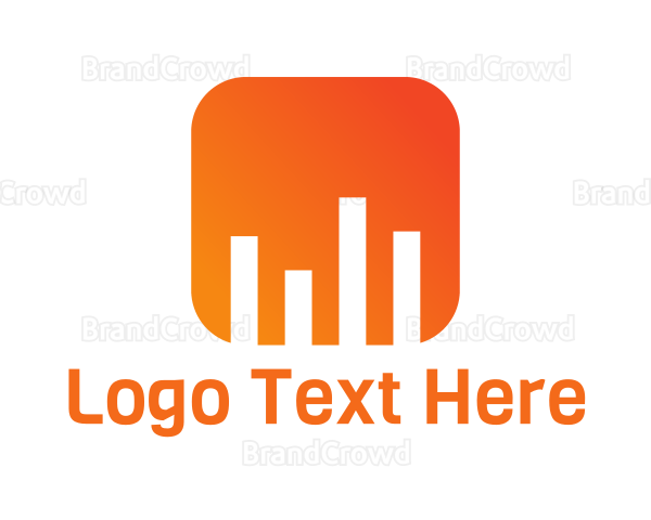 Analytics Bar Chart Logo