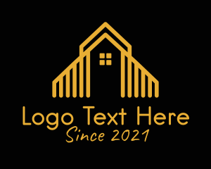 Contractor - Deluxe Home Apartment logo design