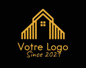 Cabin - Deluxe Home Apartment logo design