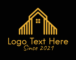 Home - Deluxe Home Apartment logo design