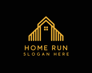 Deluxe Home Apartment  logo design