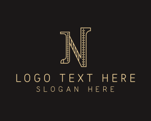 Letter N - Industrial Architect Property logo design