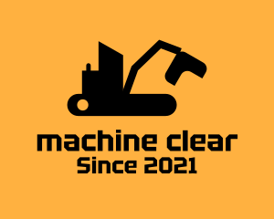 Heavy Excavator Machine  logo design