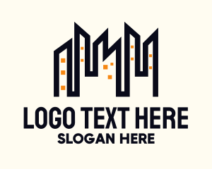 Lot - Modern Building City logo design