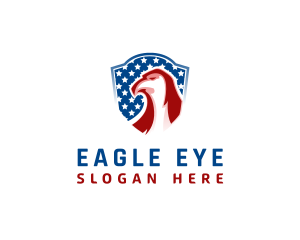 Bird Eagle Shield logo design