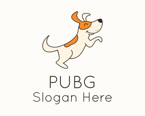 Cute Happy Dog Logo